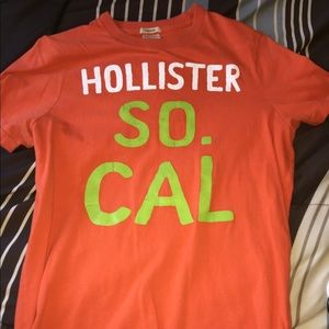Hollister T-shirt Large orange